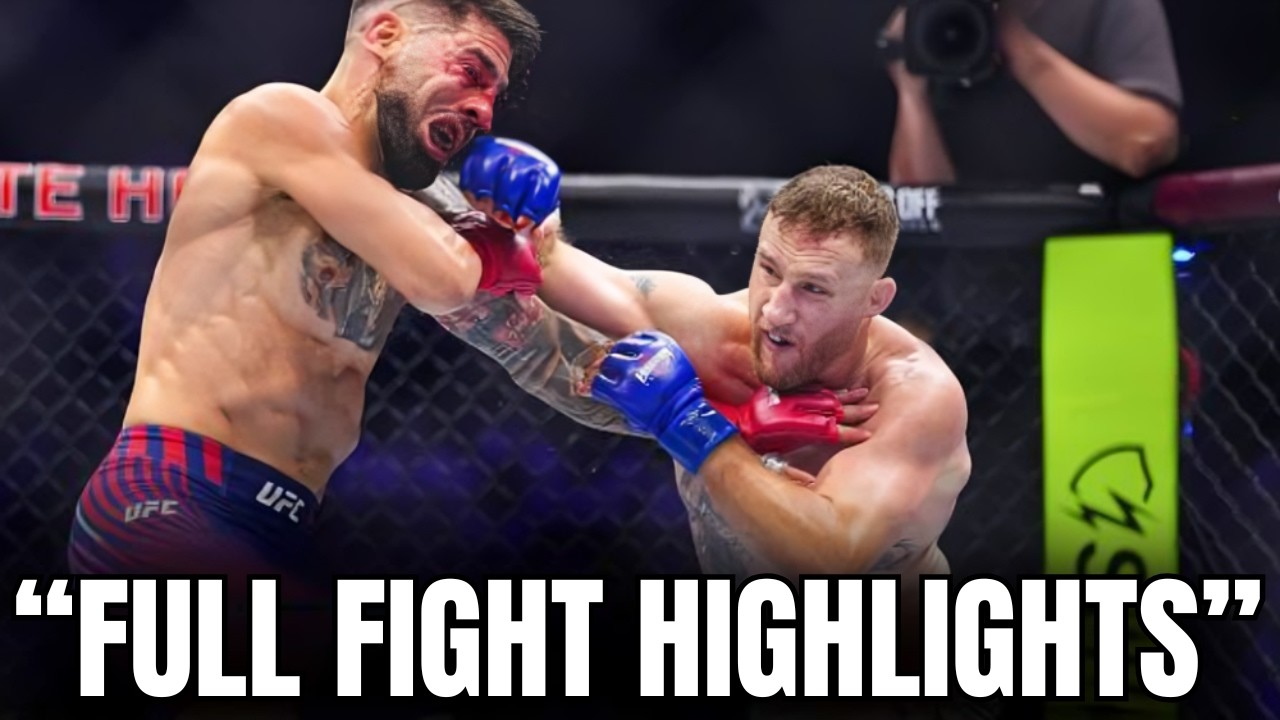 Ilia Topuria vs Justin Gaethje FULL FIGHT HIGHLIGHTS | ABSOLUTE WAR 😱🔥🥊