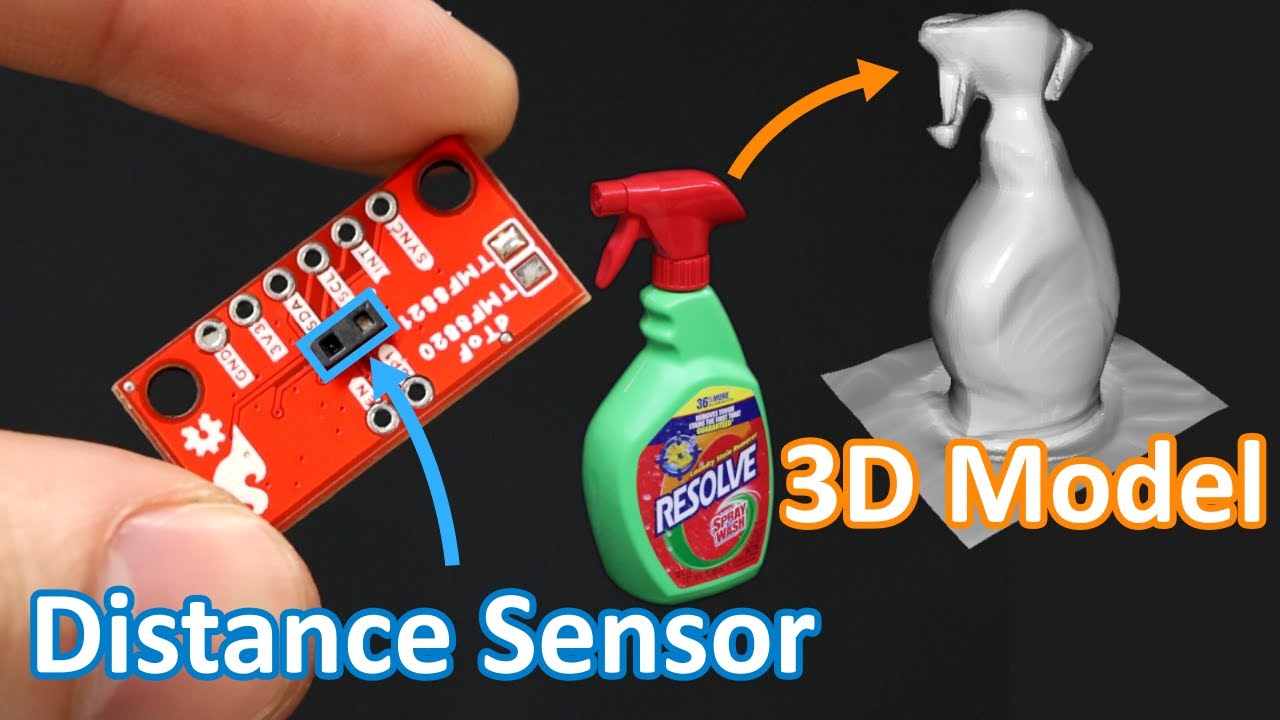 3D Reconstruction with a Tiny Distance Sensor