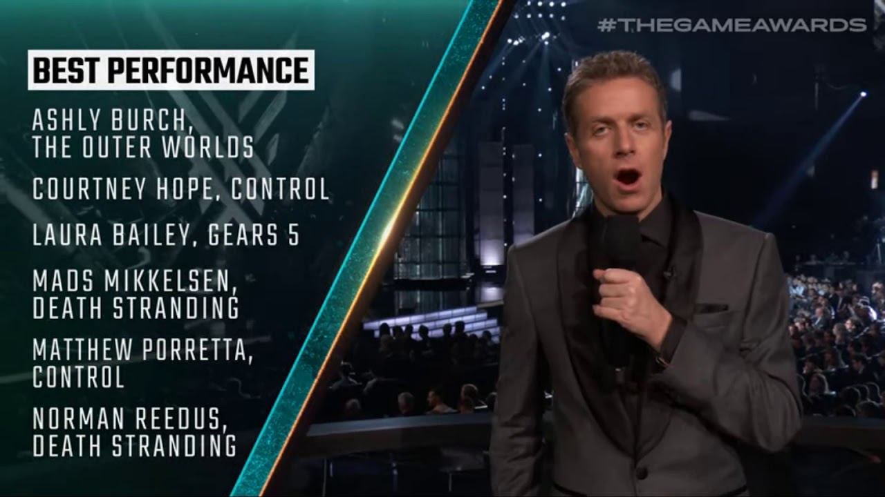 Mads Mikkelson From Death Stranding Wins Best Performance | The Game Awards 2019