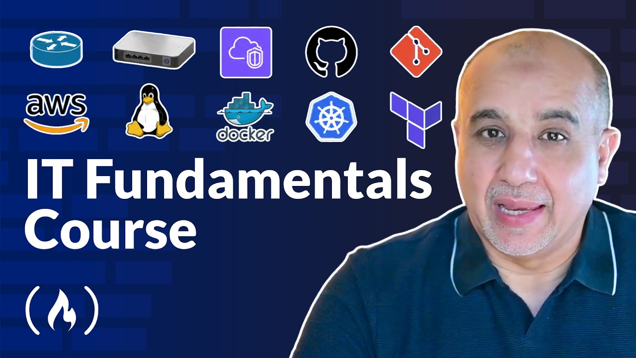 IT Fundamentals Course &ndash; Hardware, Cloud, DevOps, Networking, Security, Databases, DNS, Git, Linux