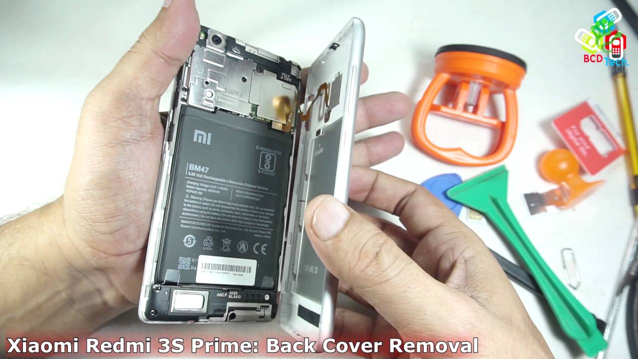 How to Open Back Cover of Redmi 3S Prime