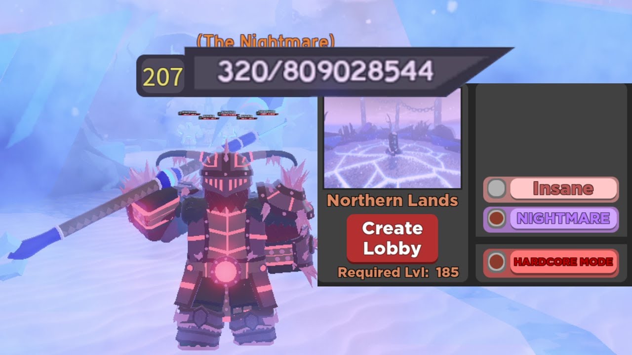 Northern Lands NM Hardcore Solo | NO HIT RUN + NO Valhalla/Legendary Weapon | Roblox Dungeon Quest