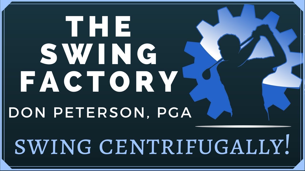 GOLF TIP - SWING CENTRIFUGALLY!