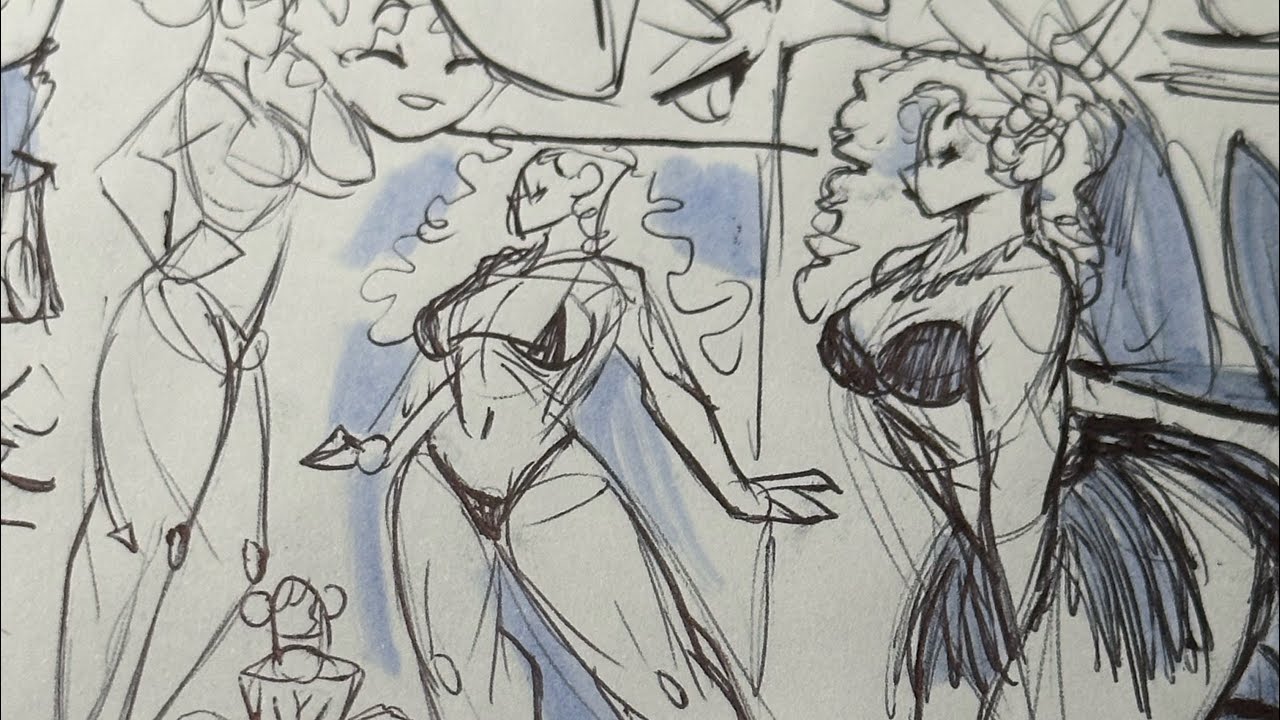 Let’s learn to draw bodies in less than 20 min 