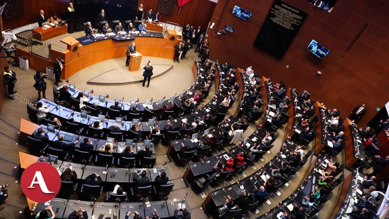 🔴 | Manifestantes interrumpen en el Senado durante debate de la reforma judicial