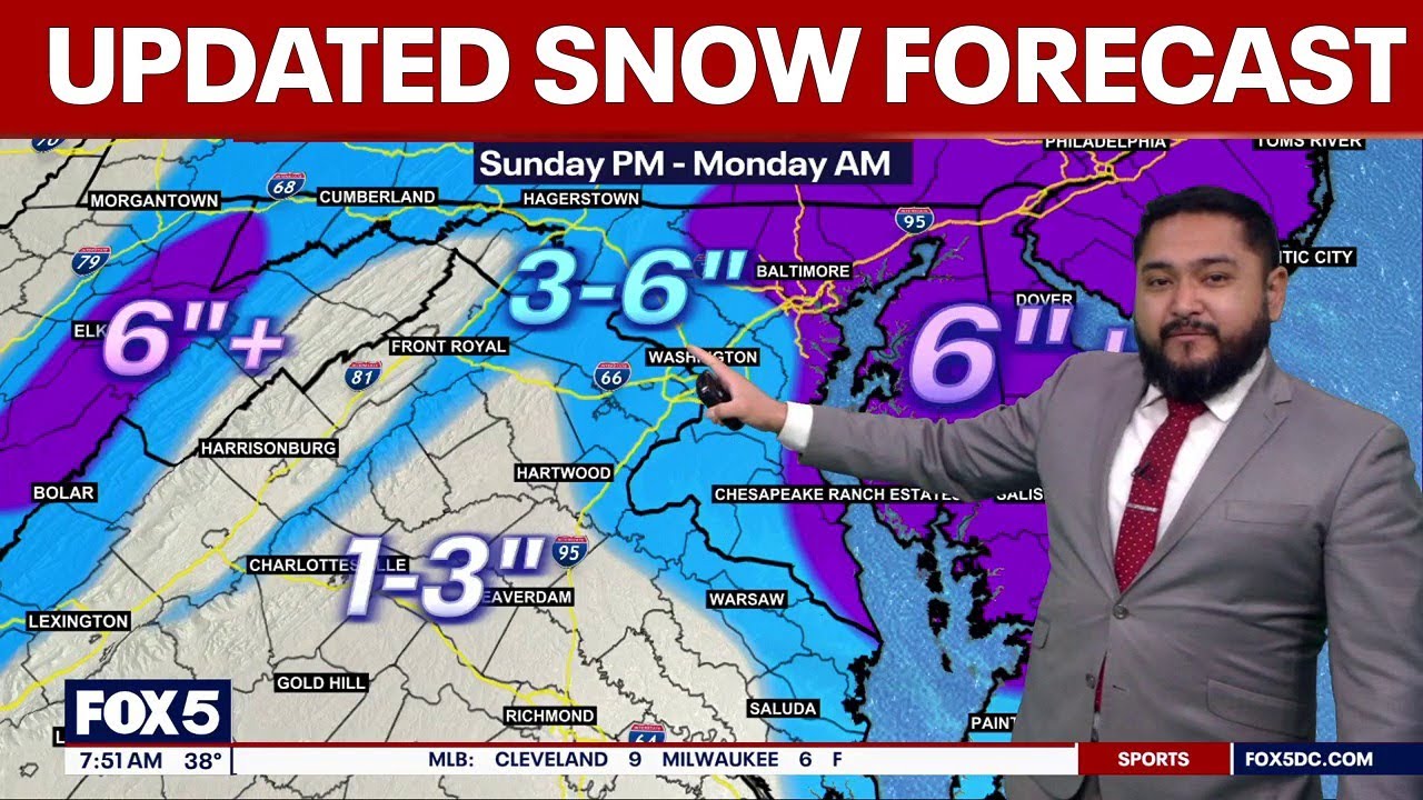 DC Snow Forecast: Advisories & Warnings across the DMV
