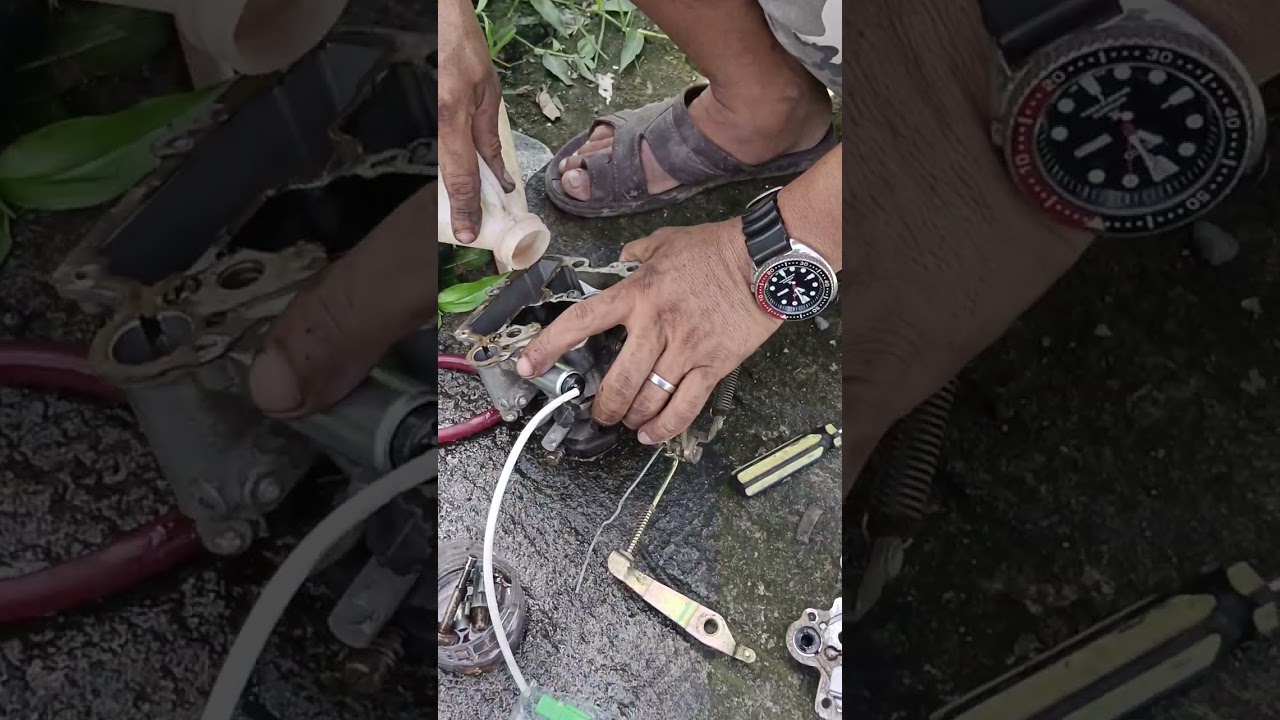 carburetor cleaning 4g63 tutorial #mitshubishi #l300  #4g63