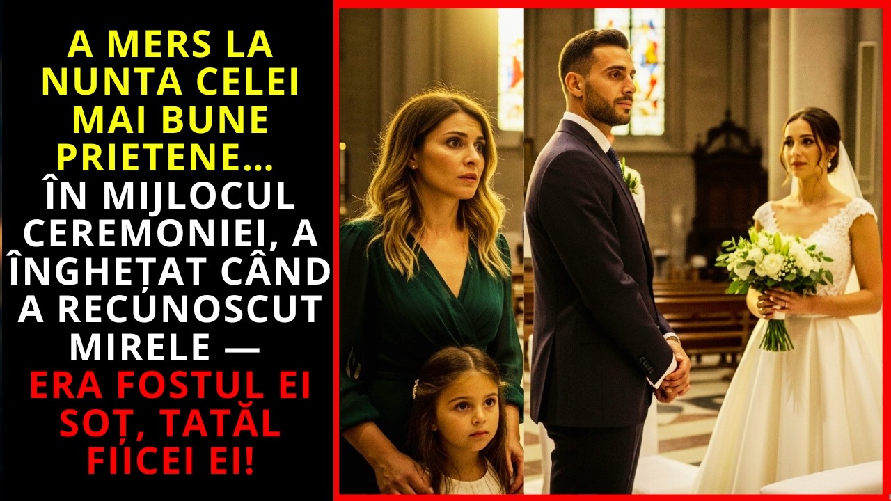 LA NUNTA PRIETENEI, A ÎNGHEȚAT CÂND L-A VĂZUT PE FOSTUL SOȚ LA ALTAR!
