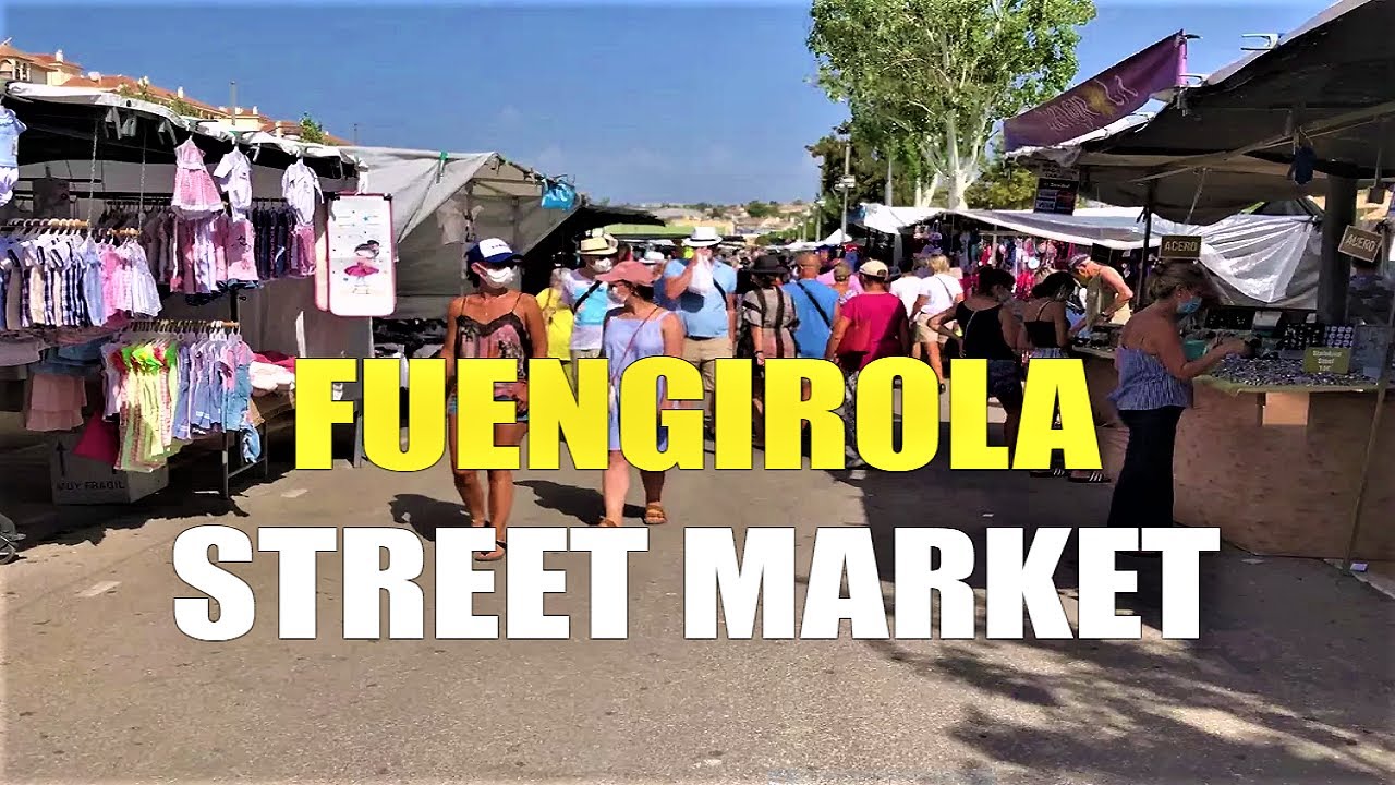 Fuengirola Market Walk in July 2020, Malaga, Costa del Sol, Spain, Spania, Espanja, Spanien, スペイン