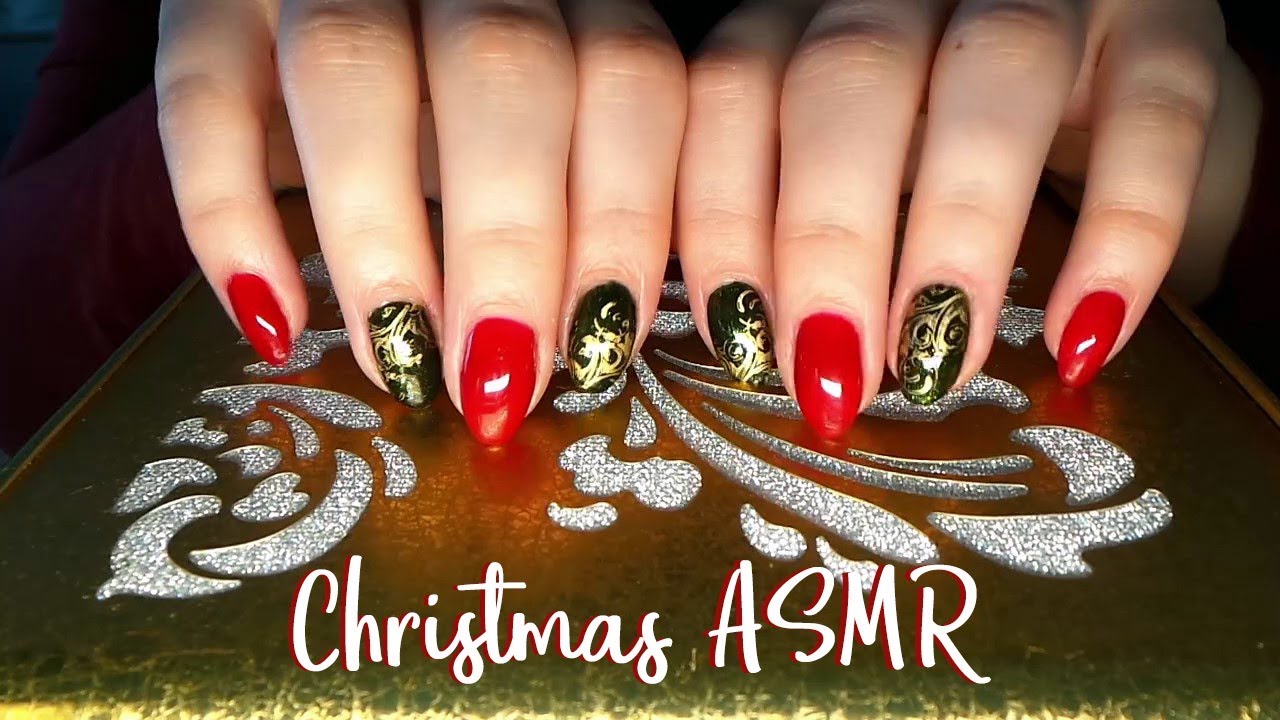 ASMR fast tapping and scratching textured metal