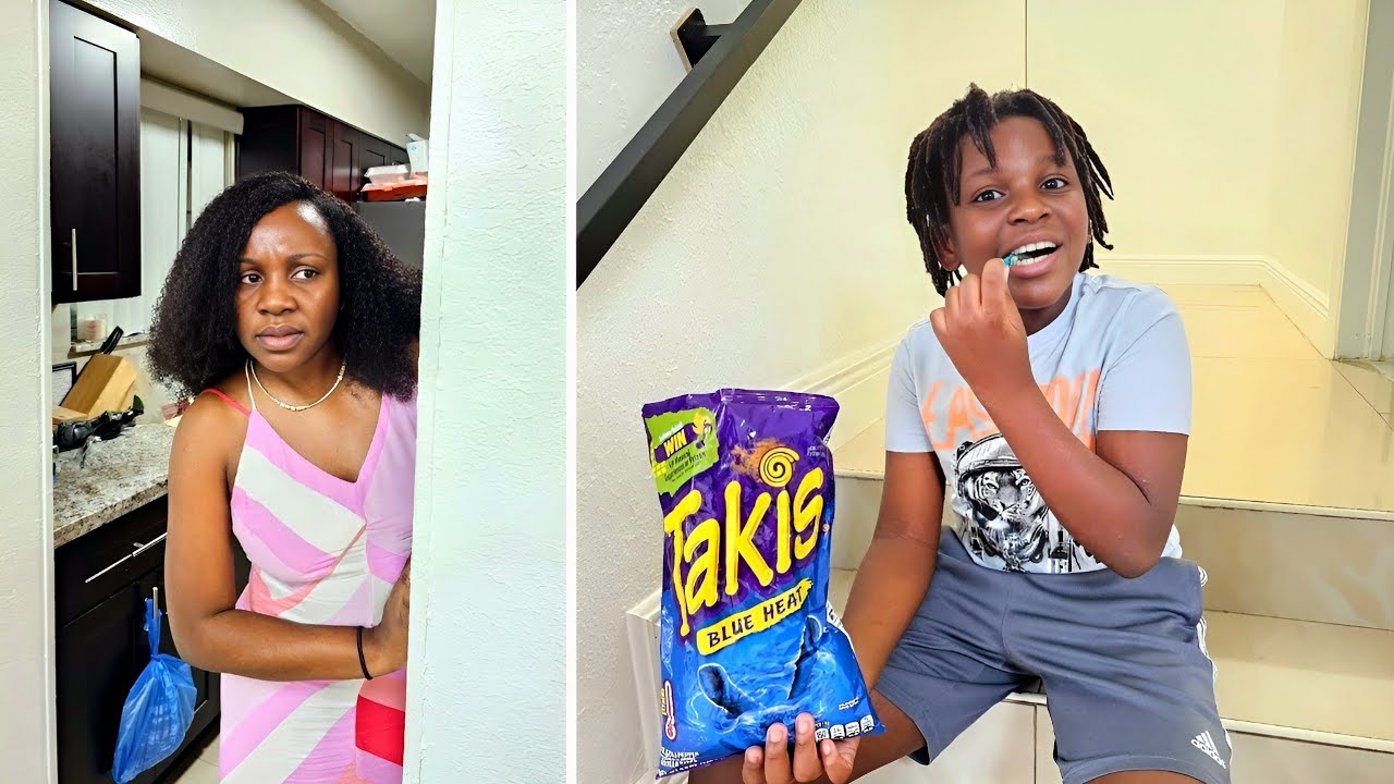 Boy Gets CAUGHT EATING TAKIS, He Instantly Regrets It