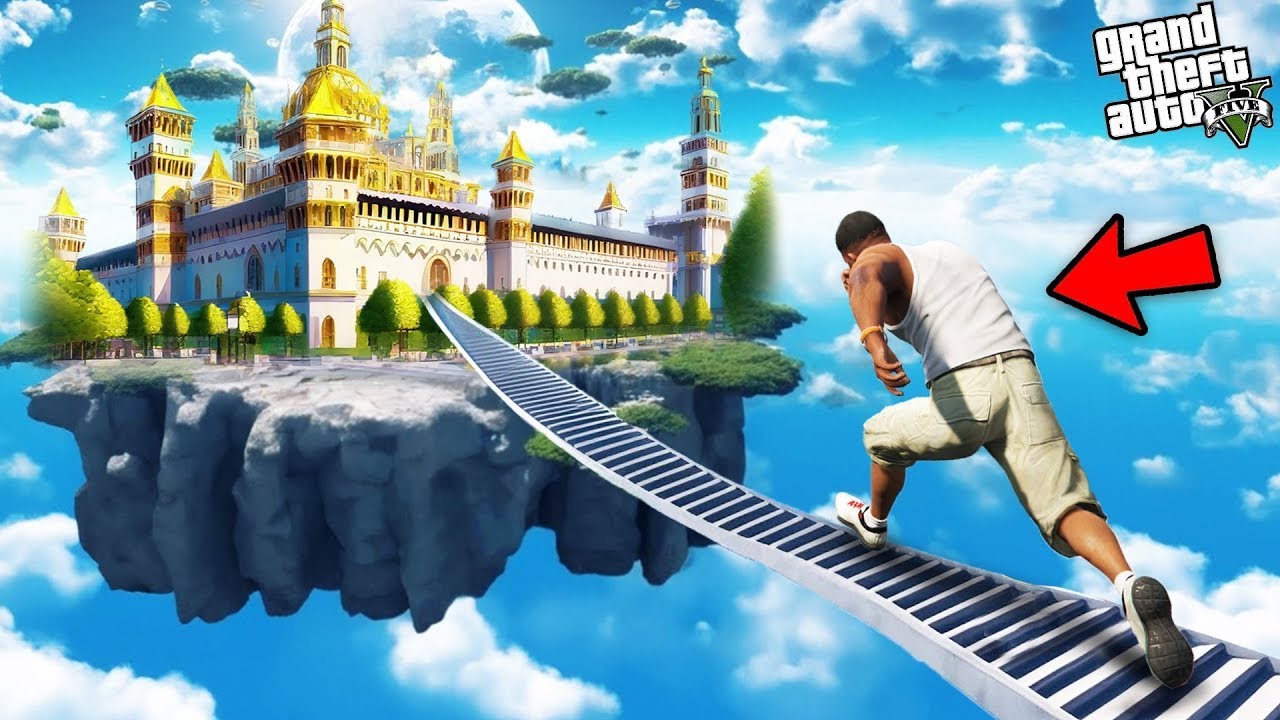 Franklin Found Secret Stairway To Heaven in GTA 5 !