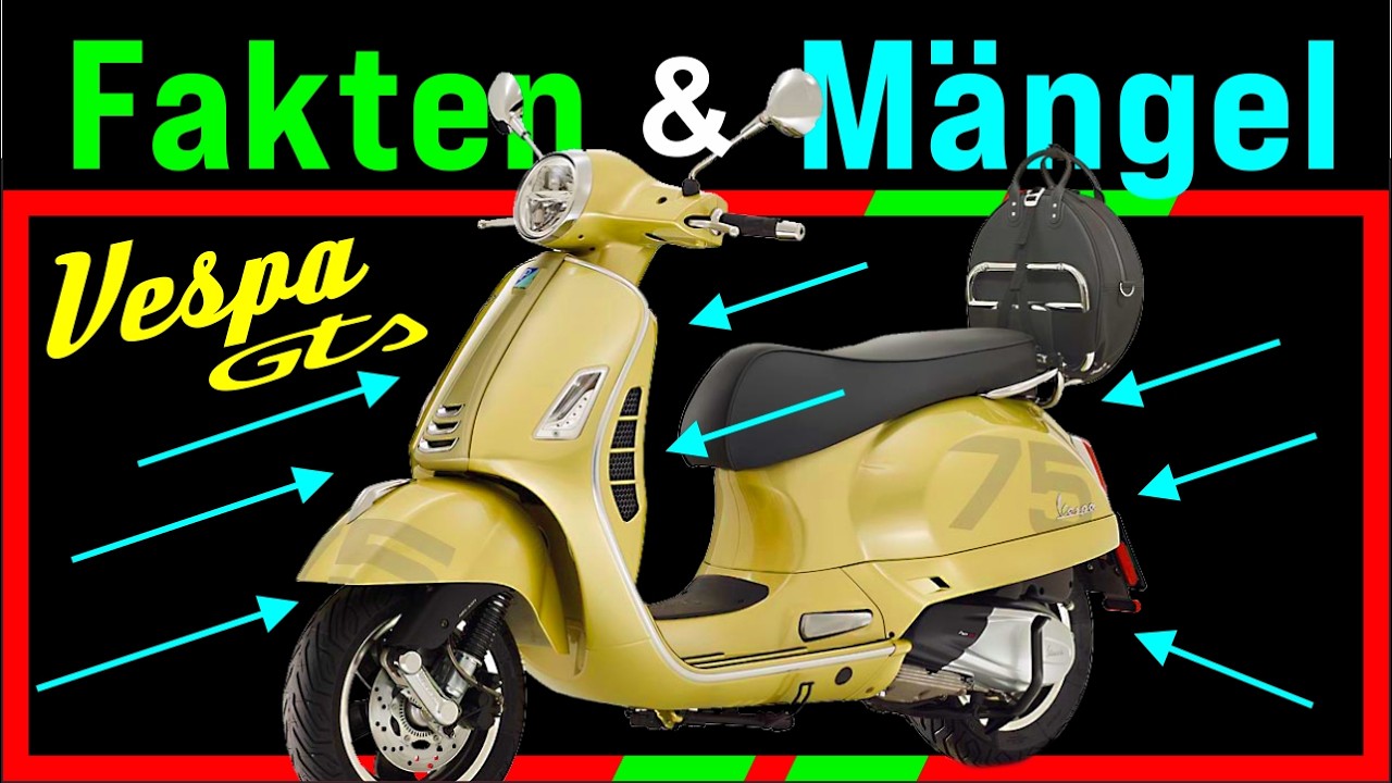 4 Jahre Vespa GTS 300 hpe = viele Mängel