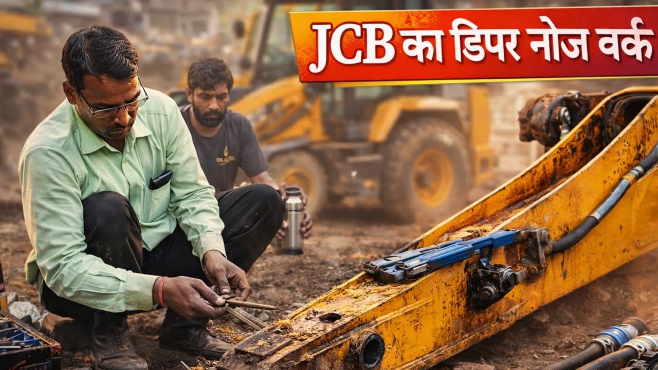 𝐇𝐨𝐰 𝐭𝐨 𝐑𝐞𝐩𝐚𝐢𝐫 𝐉𝐂𝐁 𝐃𝐢𝐩𝐩𝐞𝐫 𝐍𝐨𝐬𝐞 ? डिपर नोज रिपेयर किया जा रहा है