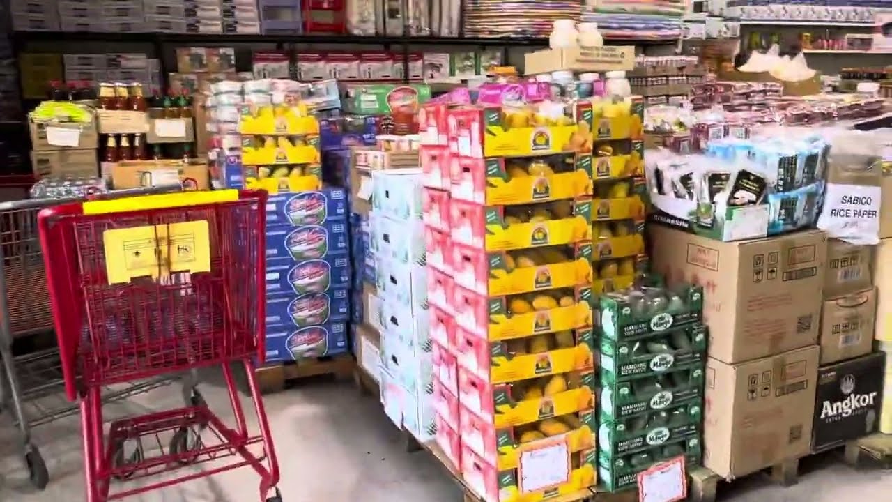 Shopping at Dong Mai Supermarket in Long Beach,California. 🇺🇸