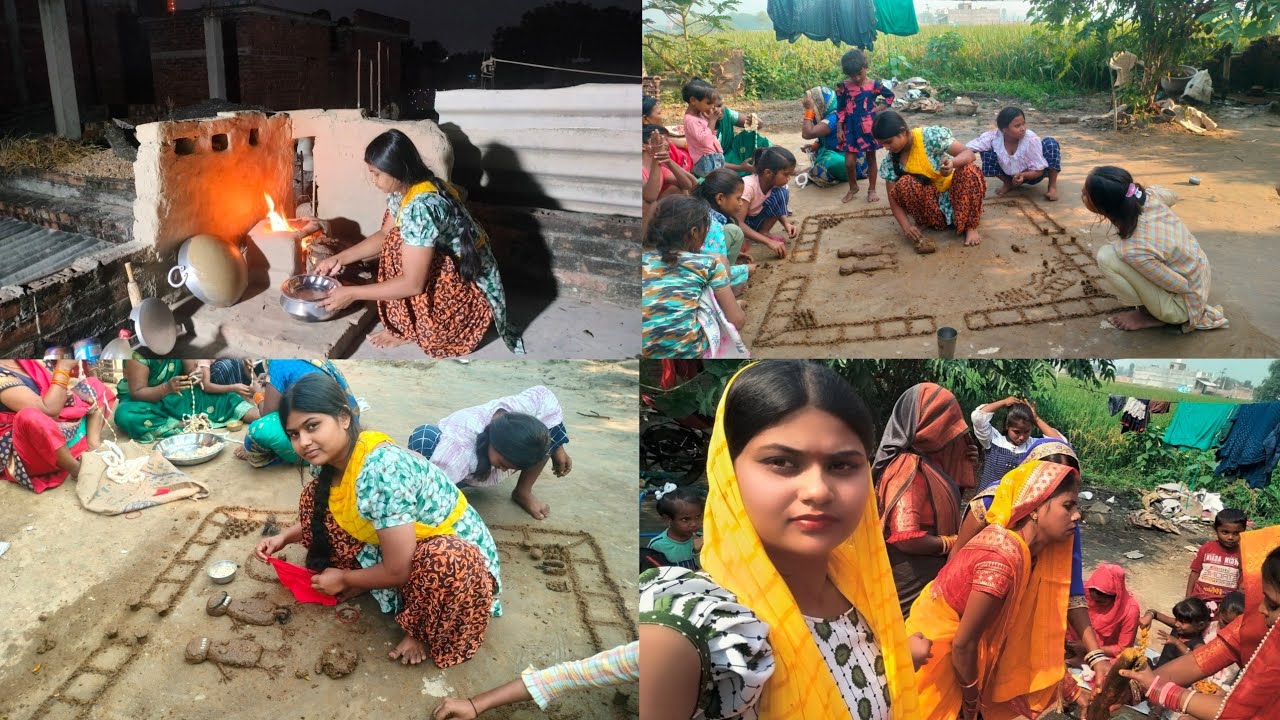 सुबह 4बजे⏰उठकर अकेले हीकर डाली तैयारी🎊/इंतजार करते करते आजतो हालत ही खराब हो गई#villagemorningrutine
