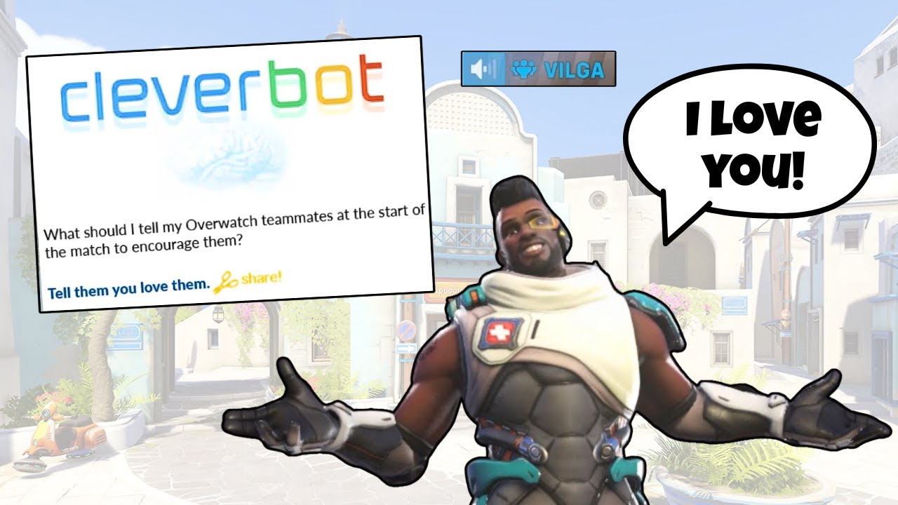 I made Cleverbot talk to my teammates!