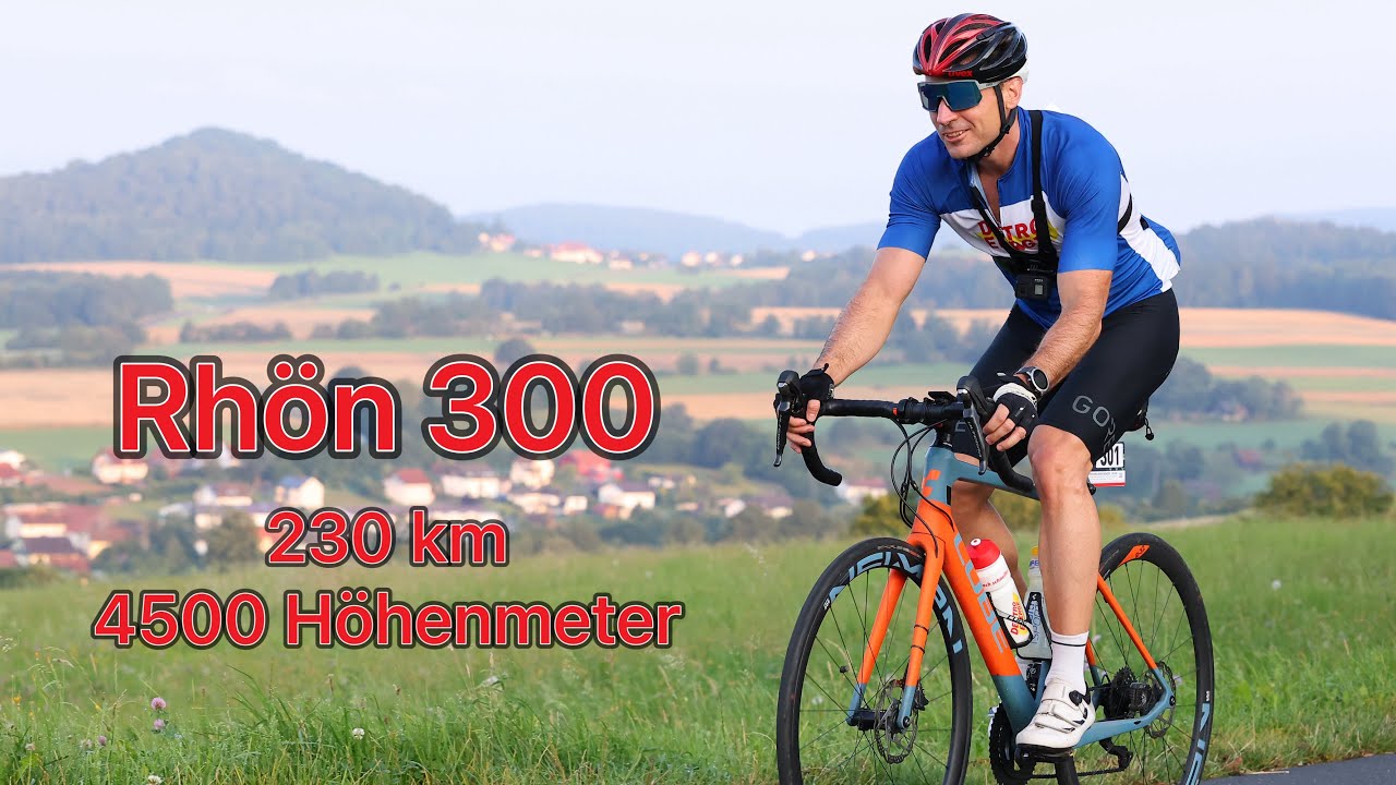 Rad-Marathon "Rhön 300" - 230km Strecke mit 4500 Höhenmetern, 2024