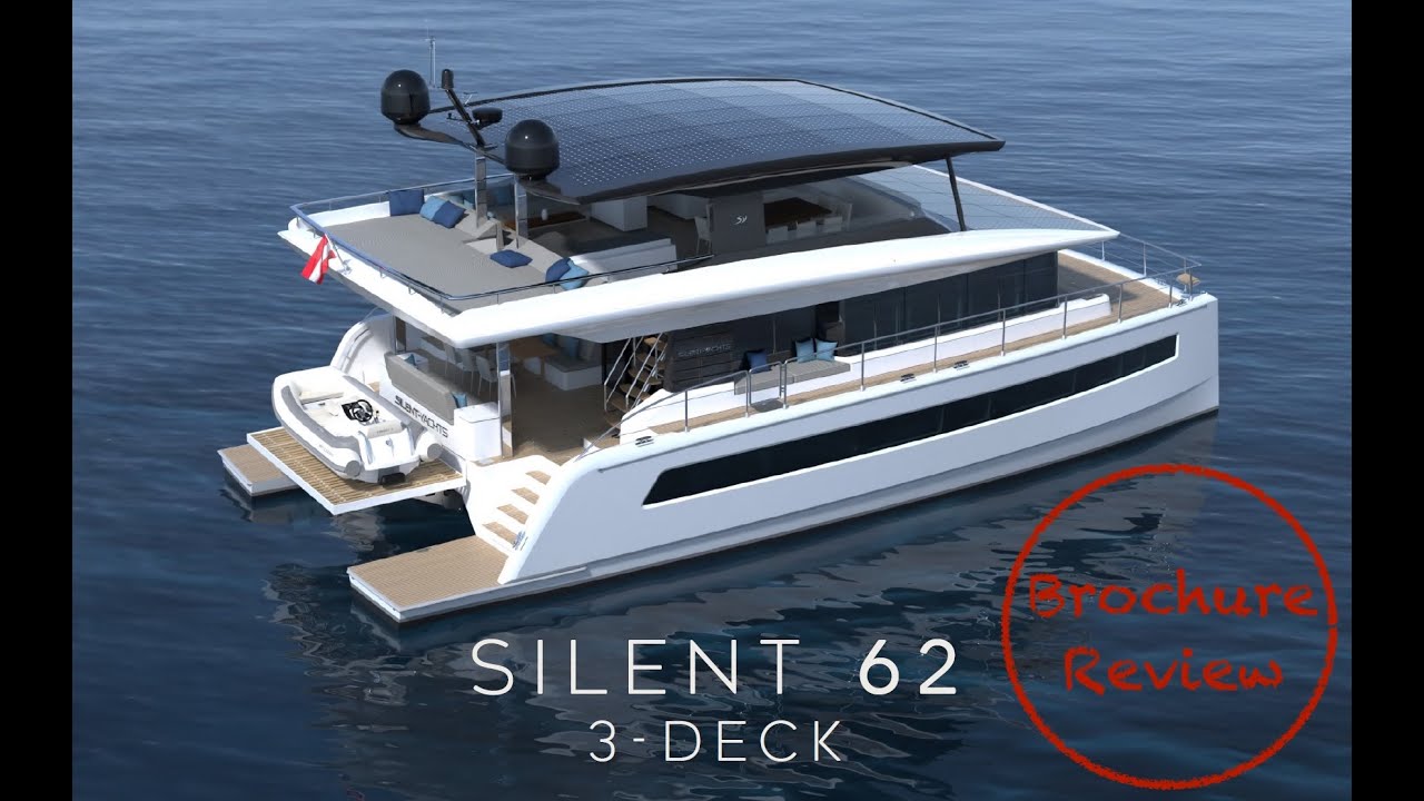Silent Yachts 62 3-Deck, brochure review.  www.silentyachtsusa.com