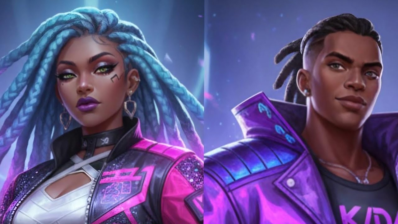 Eternal Desire_ Senna & Lucian (K/DA style)