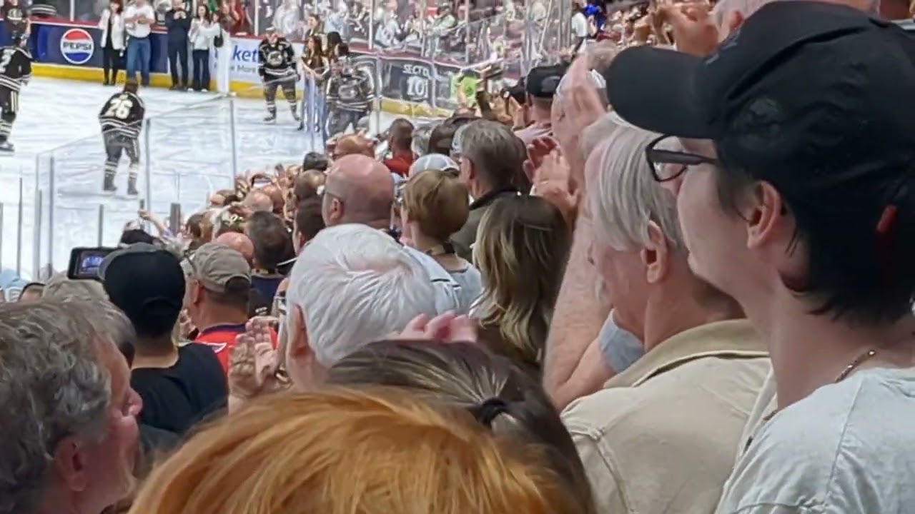Hershey Bears celebration with the Calder Cup!
