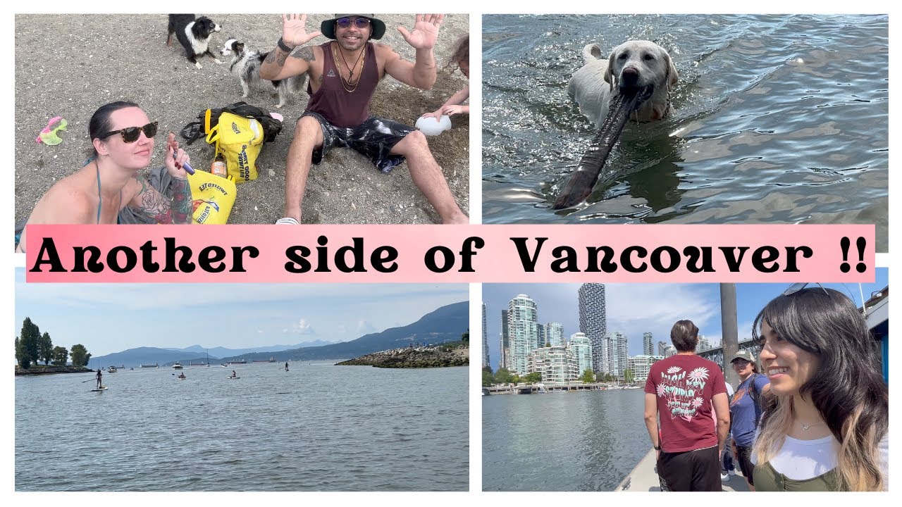 WENT TO AN ISLAND! | Ferry ride, Granville Island, Sunset beach | Yagya & Yesha