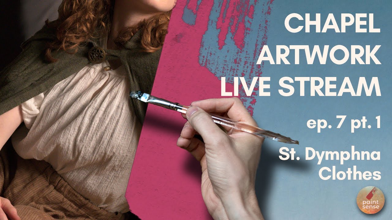 Chapel Artwork Live Stream - Ep. 7 pt. 1 - St. Dymphna Clothing