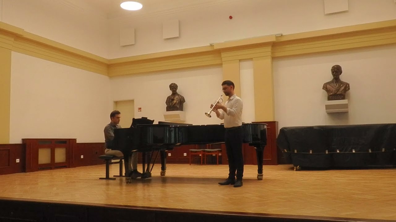 Diplomakoncert 1. rész. Vörös Júlia harsona MA, Baranyai Tamás trombita BA, Sipos Klaudia kürt MA,