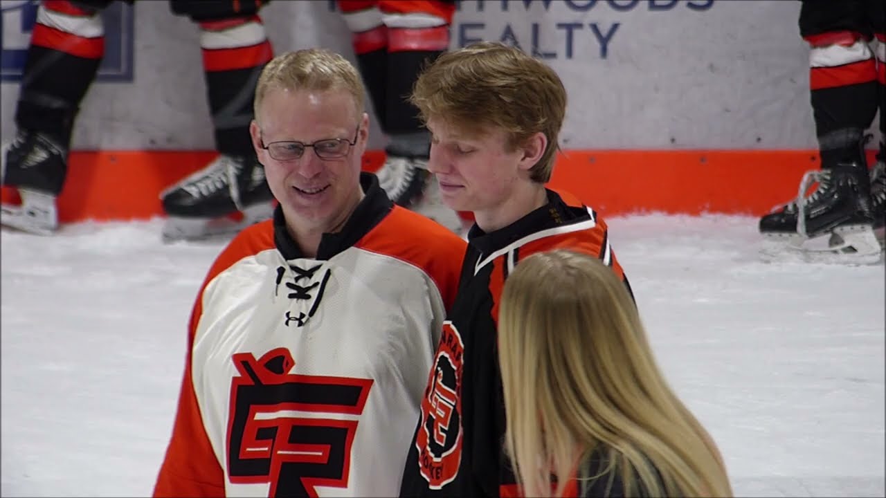 GRAND RAPIDS HOCKEY TEAM -SEC 7AA CHAMPS SEND OFF TO STATE TOURNEY & 2026 SENIOR NIGHT WITH PARENTS