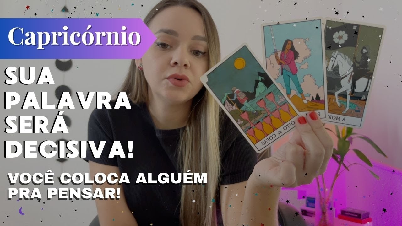 CAPRICÓRNIO✨MAIO✨VC COLOCA ALGUÉM PRA PENSAR👀SUA PALAVRA VAI SER A ÚLTIMA😳🔥