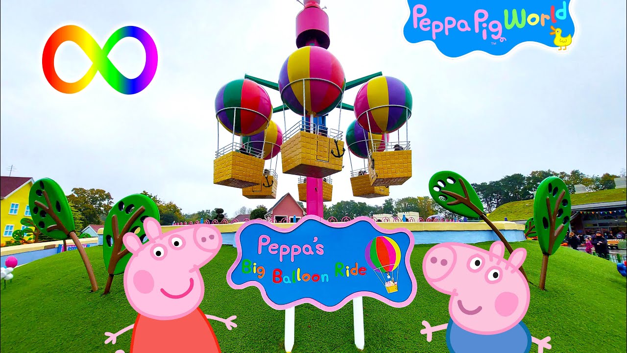 Peppa Pig World | Peppa's Big Balloon Ride | Paultons Park
