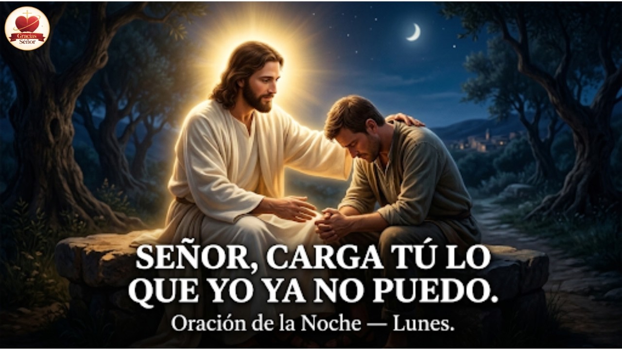Oración de la Noche — LUNES — Señor, carga Tú lo que yo ya no puedo cargar
