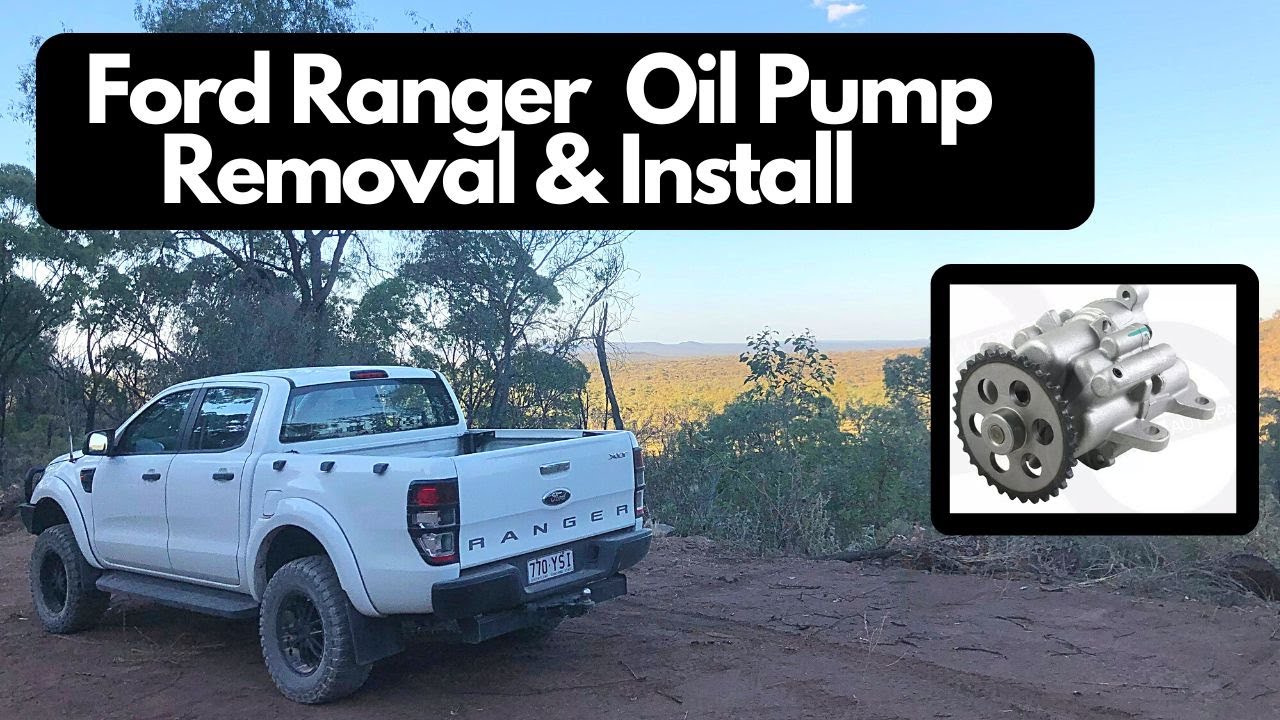 Снятие и установка масляного насоса Ford Ranger