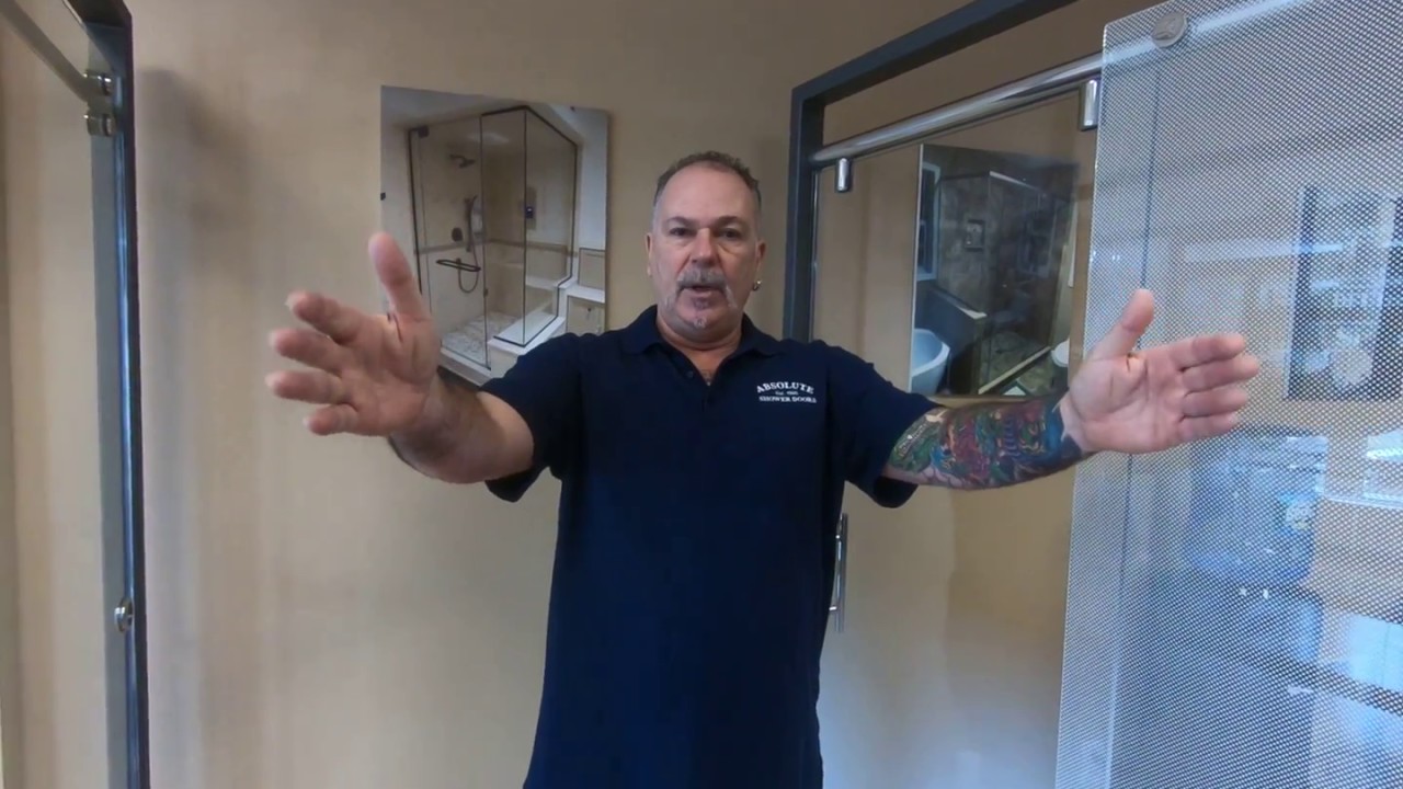 Chris at Absolute Shower Doors Barn Style Sliding Shower Door