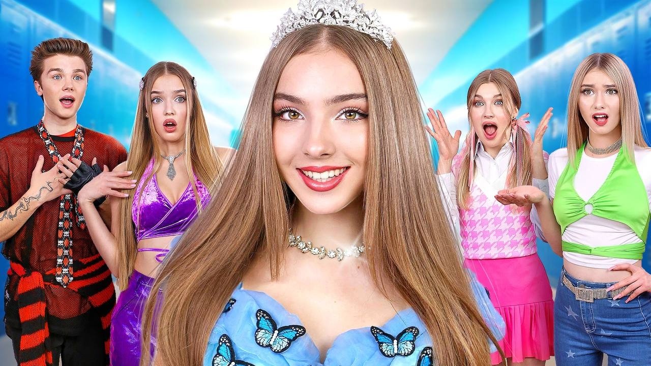Ekstremalna metamorfoza z kujonki w popularną Księżniczkę! Nikt w szkole nie znał mojego sekretu