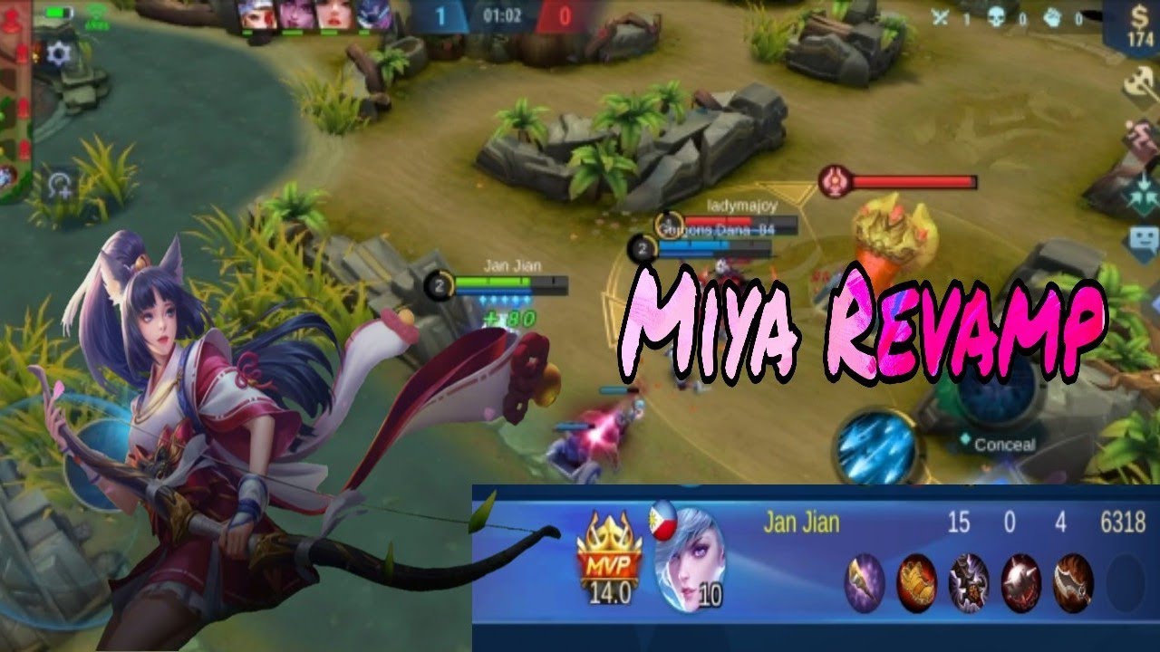 MIYA REVAMP GAMEPLAY | NEW META | BUFFED | MOBILE LEGENDS BANG BANG