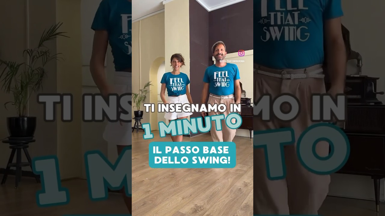 Impara il passo base dello #swing in un minuto ☺️