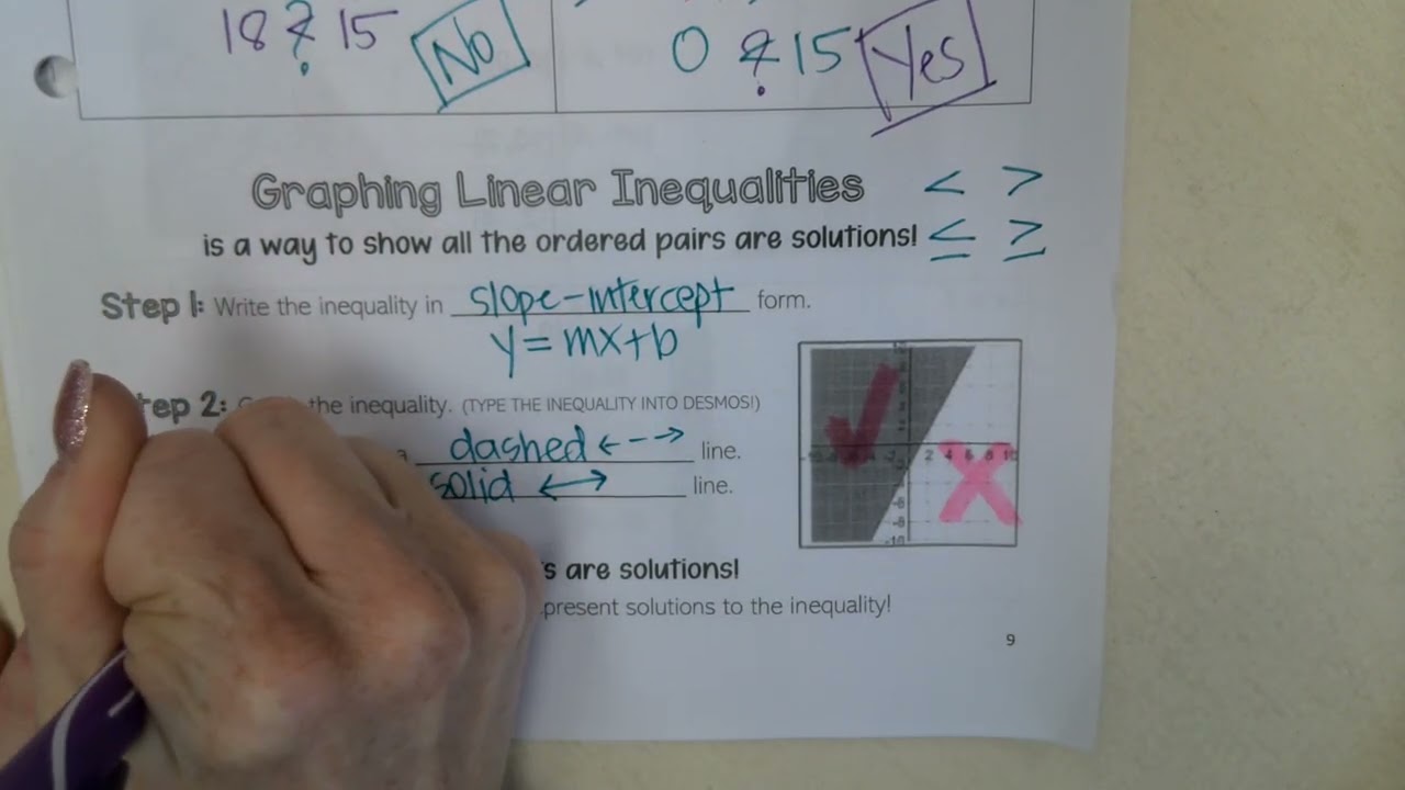 2.18.2026 - Algebra 1A Notes