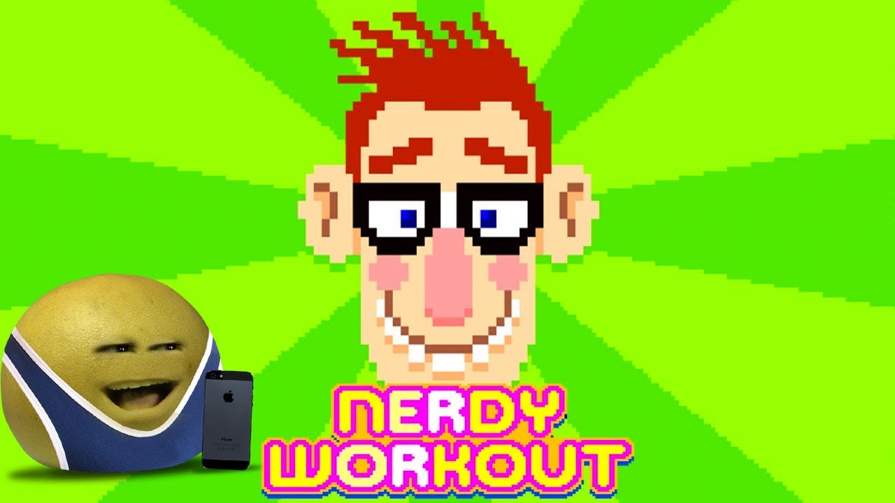 Annoying Orange Let's Play Nerdy Workout with Grapefruit!