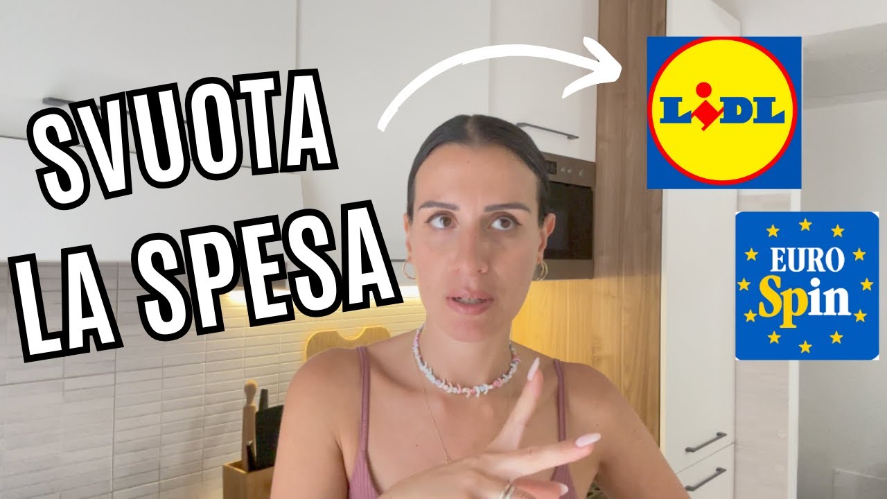 SVUOTA la SPESA 🛒 🥕  LIDL/EUROSPIN