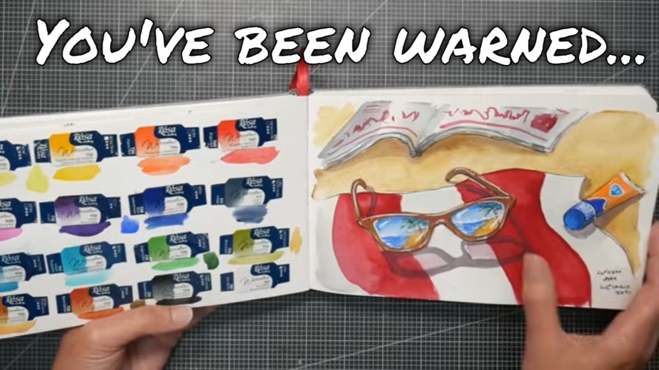 This Paper Will Betray You! (Arteza Sketchbook Flip Through)