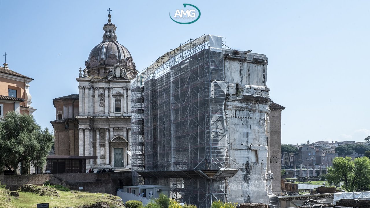 Arco di Settimio Severo | Il ponteggio Layher di Amg International