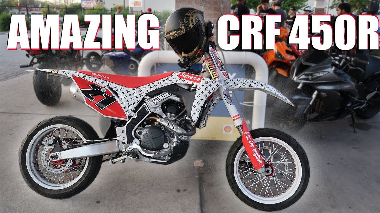 2018 Honda CRF 450R Supermoto Rental Bike In Chicago!