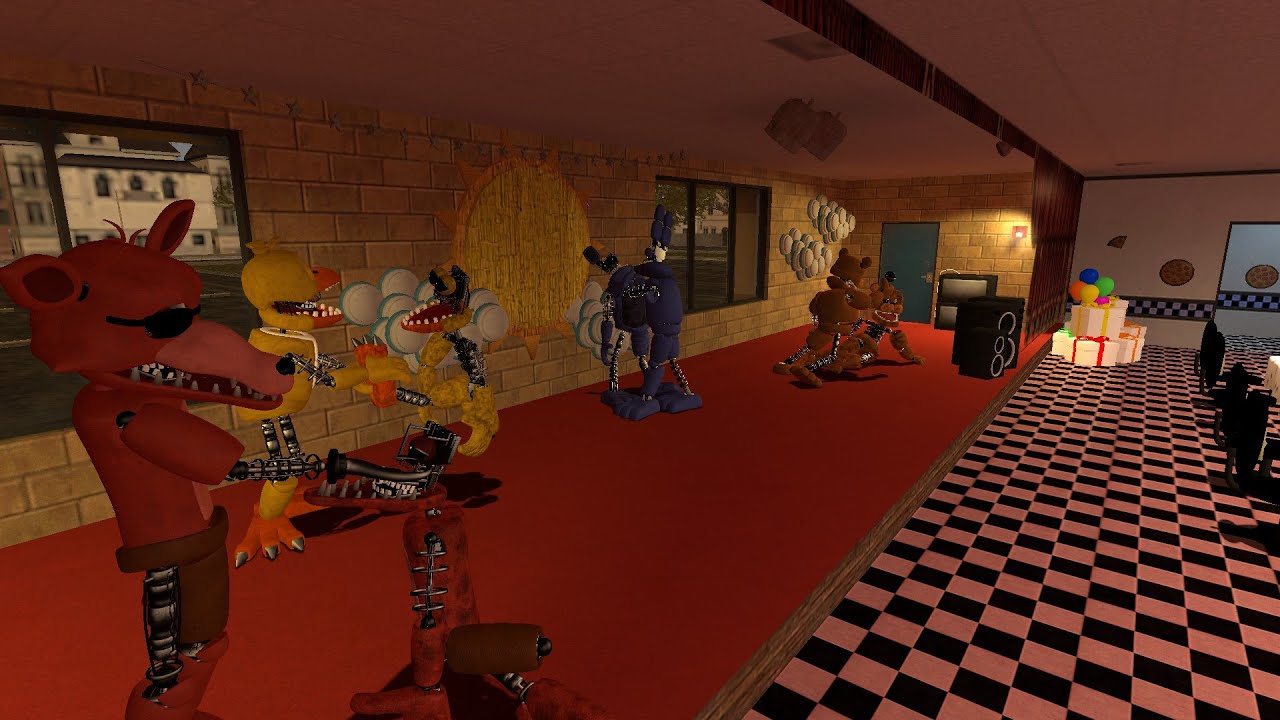 FNAF Gmod the abandoned diner season 2 episode 2 Taking back the diner