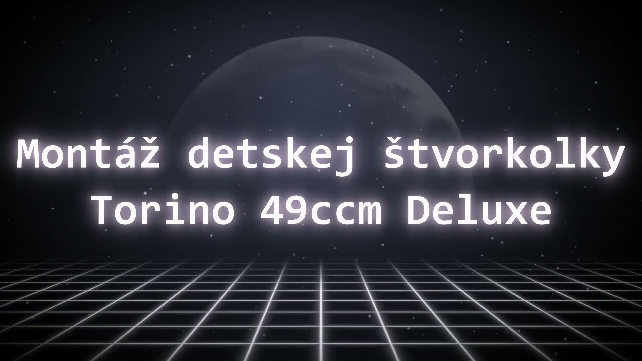 Montáž detskej štvorkolky Torino 49ccm Deluxe
