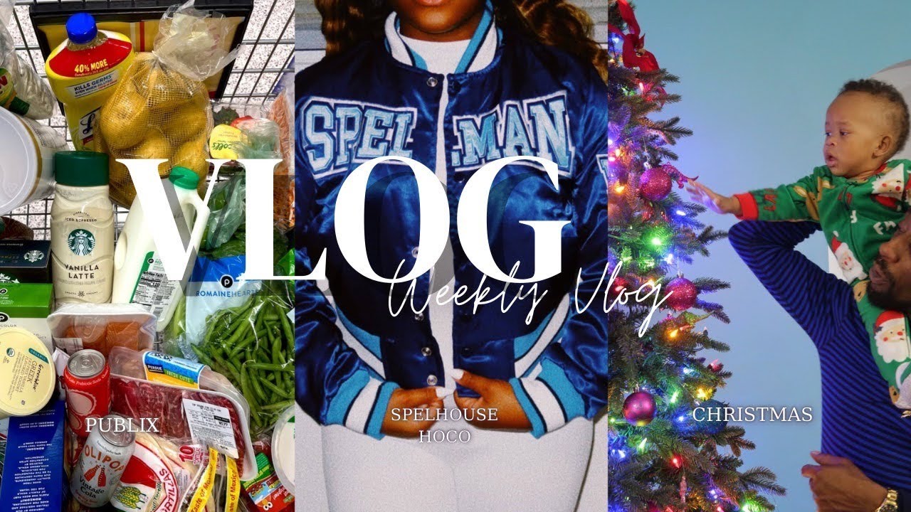 Atlanta Holiday Vlog: Publix Shopping, SpelHouse Homecoming, and a 'Surprise' Christmas Celebration!