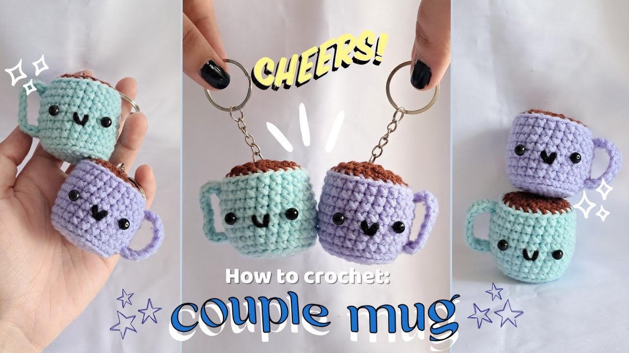 Couple Mug Crochet Tutorial |  DIY Valentine Gift Ideas | Easy Tutorial for Beginners