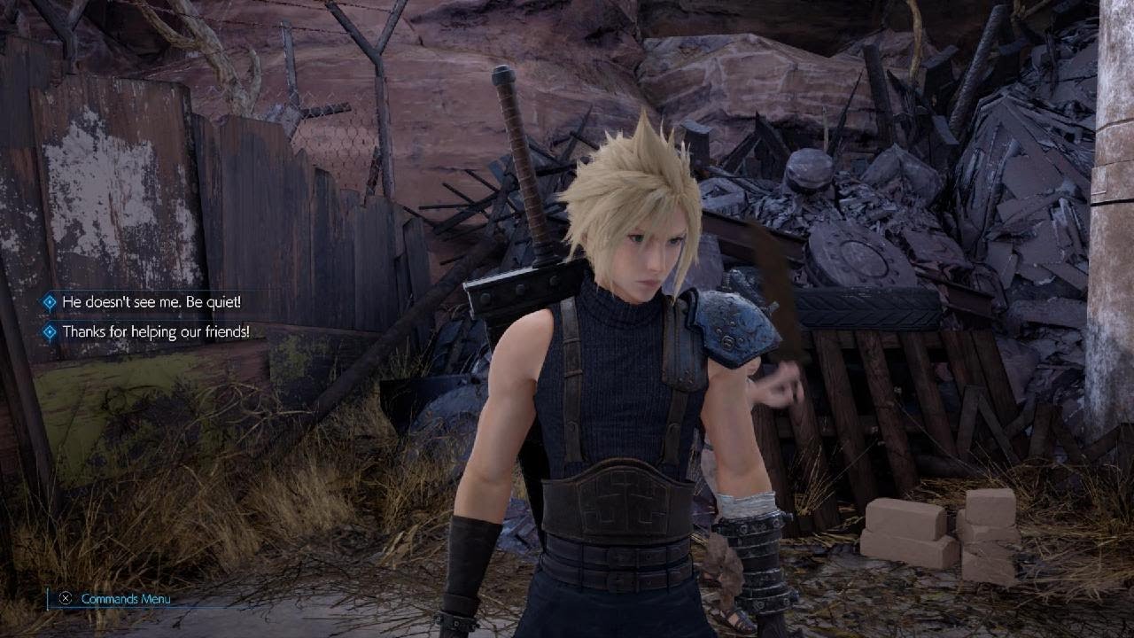 FINAL FANTASY VII REMAKE Saving the Kids Friends