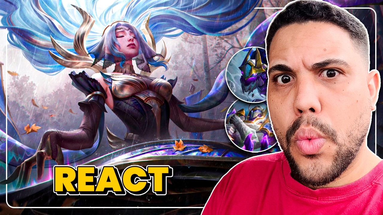 REACT: SKINS DO ATO 2 DE DEMACIA | LEAGUE OF LEGENDS | LOL | JUMARGEM