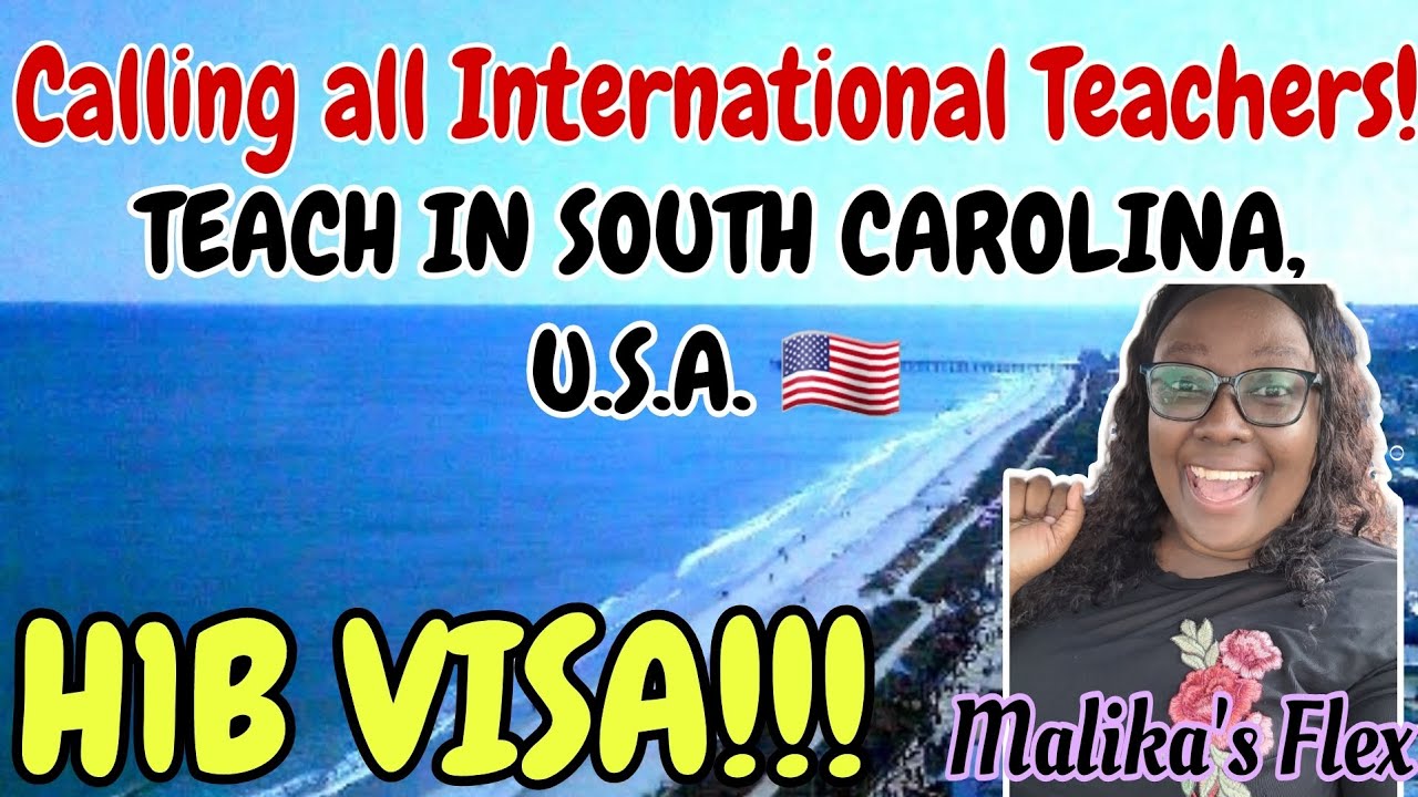 TEACH IN THE U.S. WITH THIS H1B VISA SCHOOL DISTRICT! + GET A GREEN CARD!  || Malika's Flex